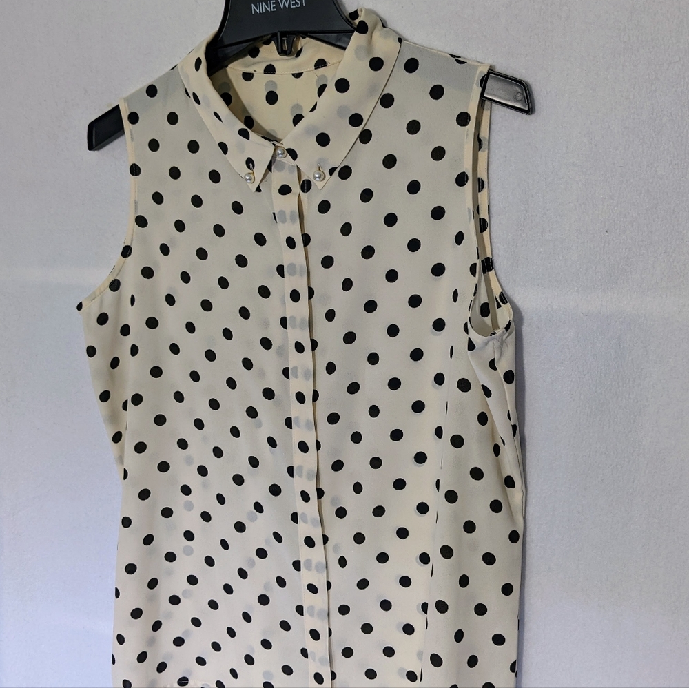 Polka dot women top size M